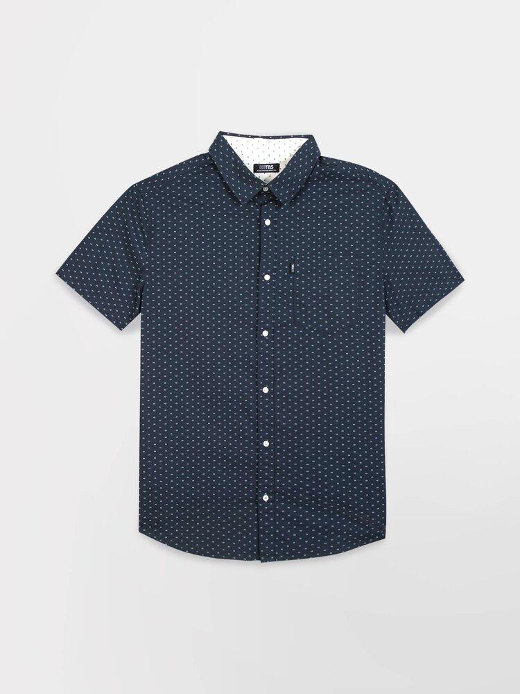 Bonobo Chemise éco-responsable bleu marine homme