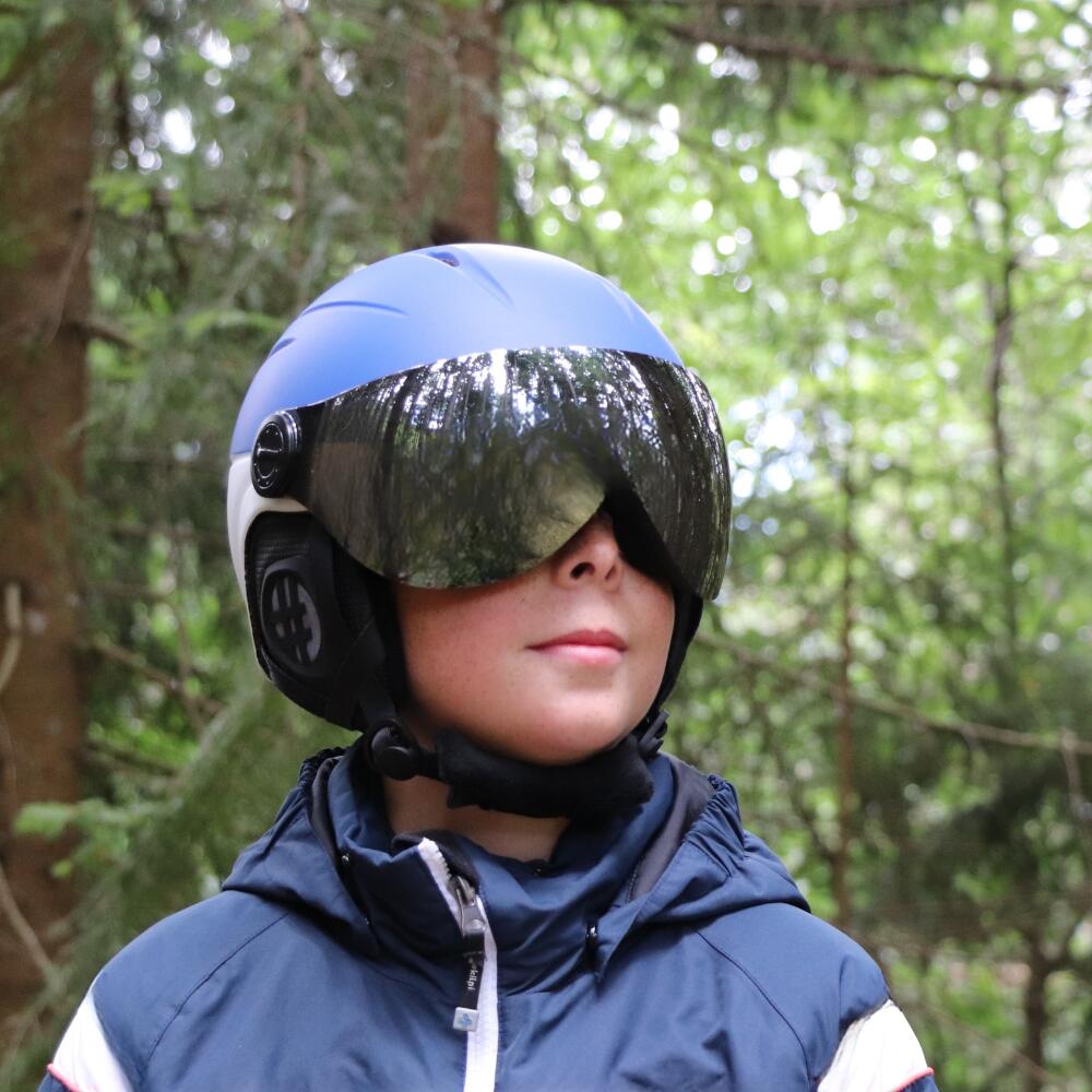 CASQUE TEEN VISOR BLUE WHITE 4/6