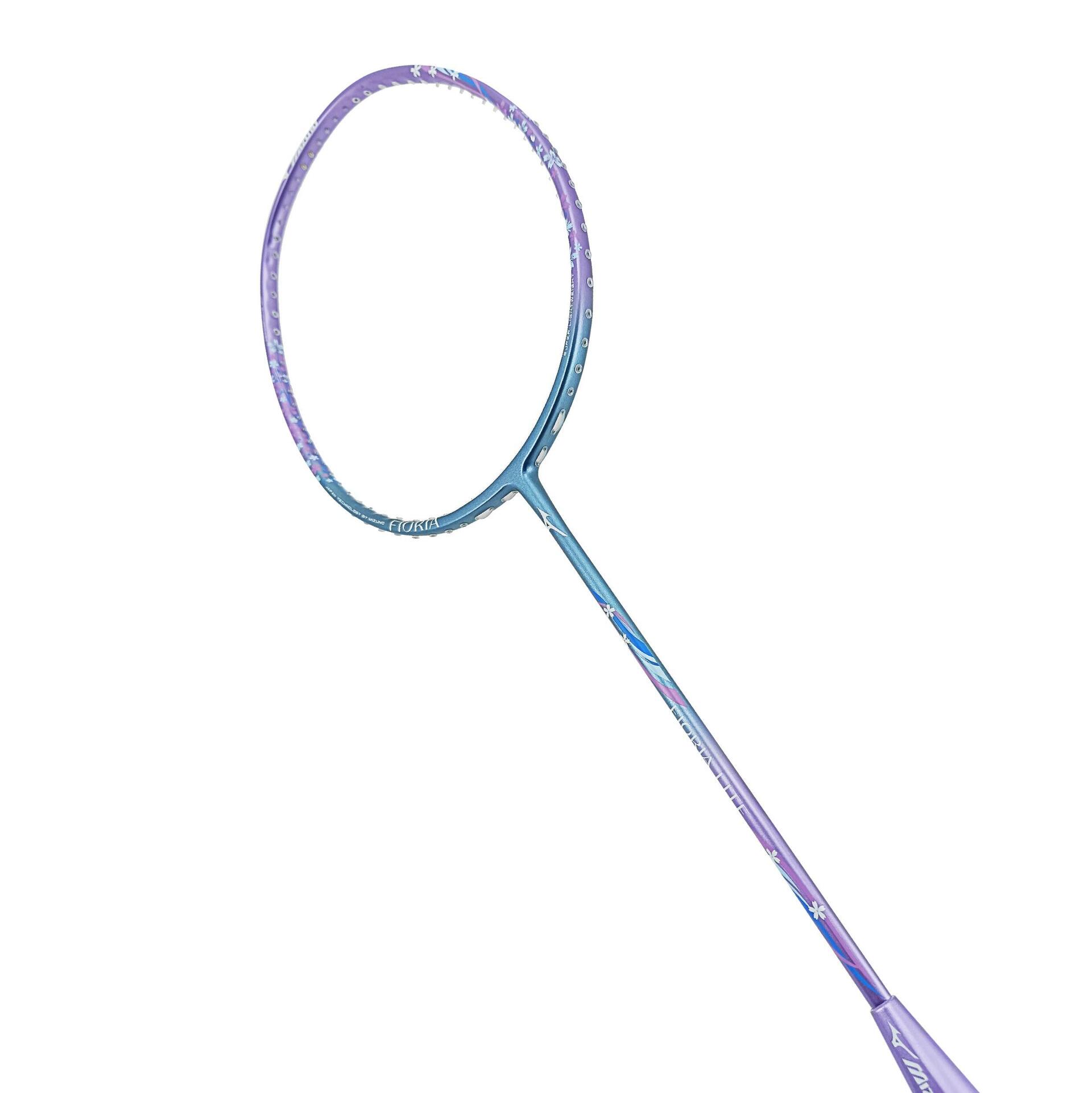 Badminton Racket Fioria Lite (Hyacinth/Aqua Blue) (Unstrung)