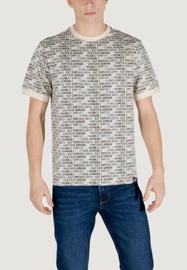 t-shirt crop top HOMME BEIGE