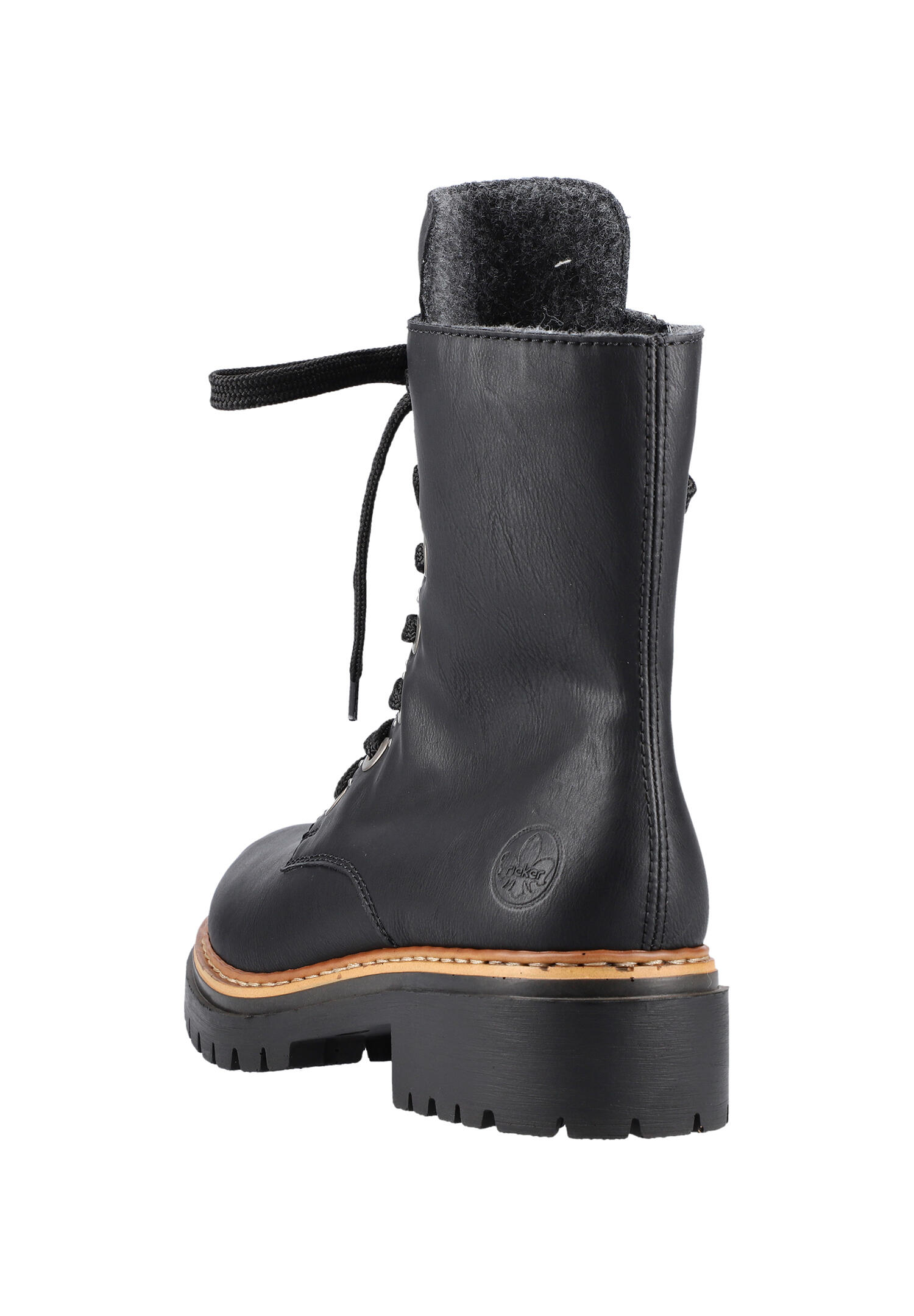 Rieker Damen Biker Boots Stiefelette Stiefel 72612-00 schwarz 5/7