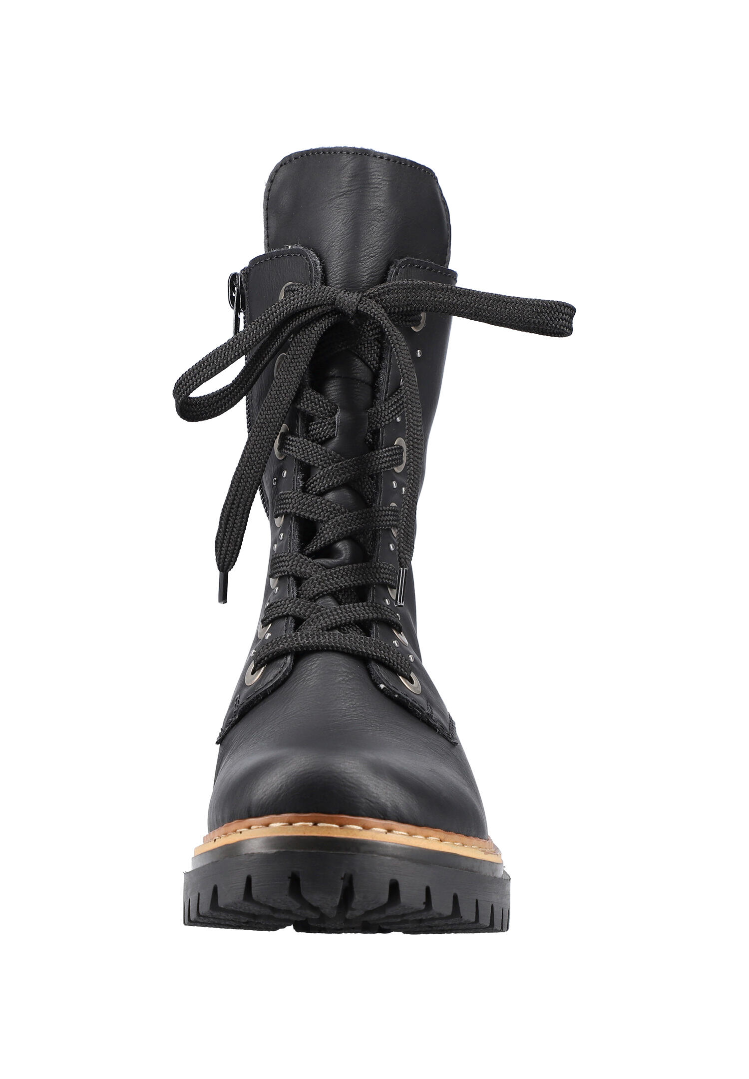 Rieker Damen Biker Boots Stiefelette Stiefel 72612-00 schwarz 6/7