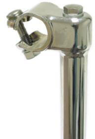 KALLOY Perno sterzo in acciaio cromato 22,2 mm × 300 mm.