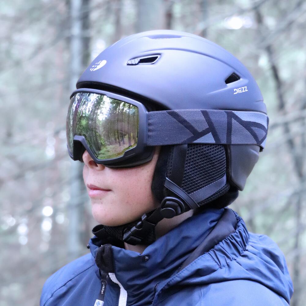 MASQUE VOLTA XS Junior Photochromic S1-3 BLACK SILVER 3/4
