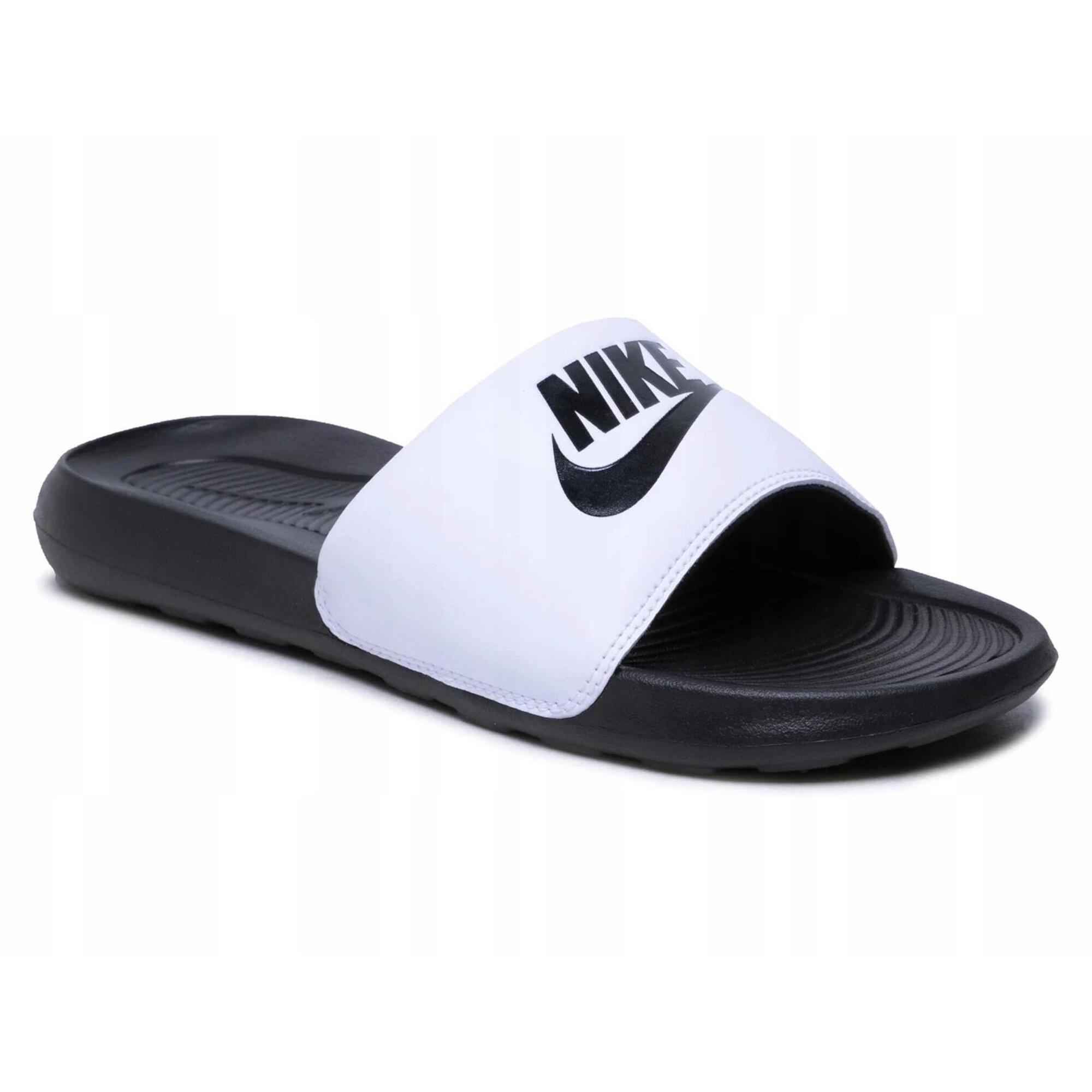 Nike - Klapki Sportowe Nike Victori One Cn9675-005 Na Basen Lato Biało-czarne 48,5 - Sandales - Blanc - Decathlon