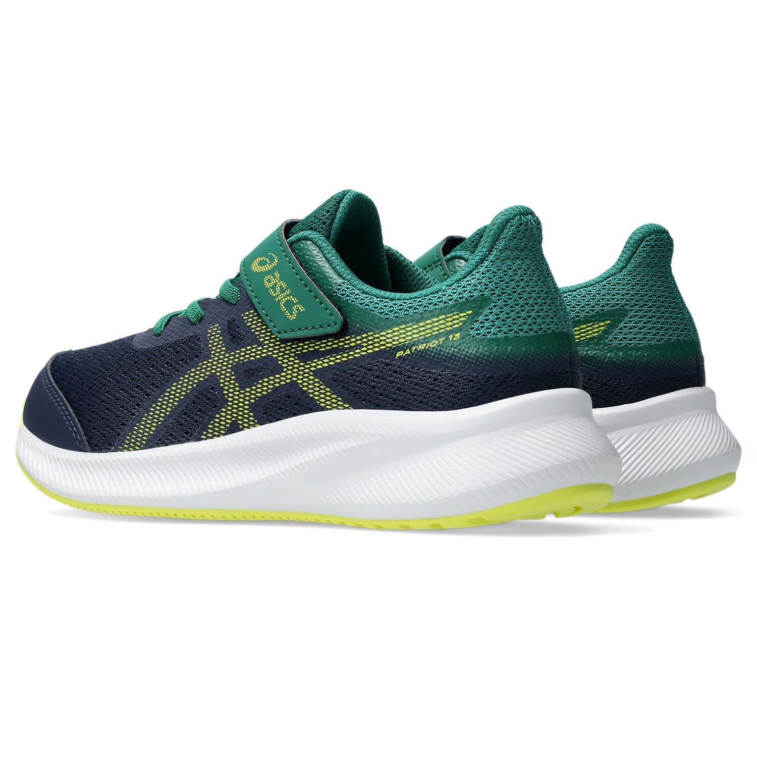 Calcado De Corrida Crianças - ASICS Patriot 13 PS - Midnight/Citron 5/6