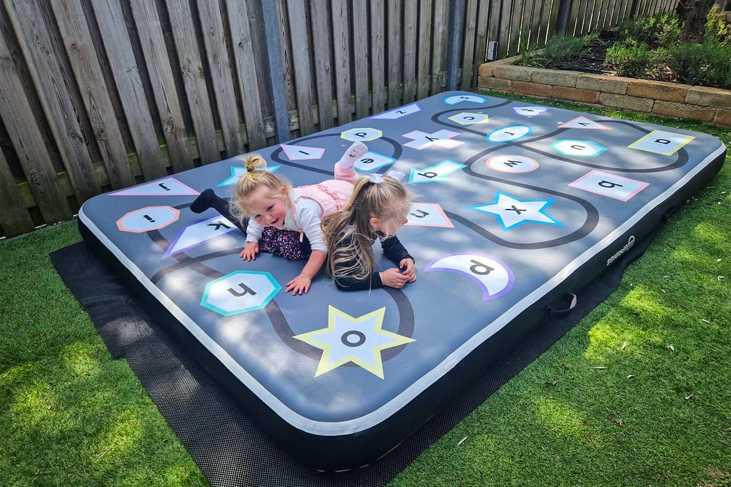 Airtrack 12spring 250x150x15 cm Comfort Kleuren Turnen Playtrack 4/5