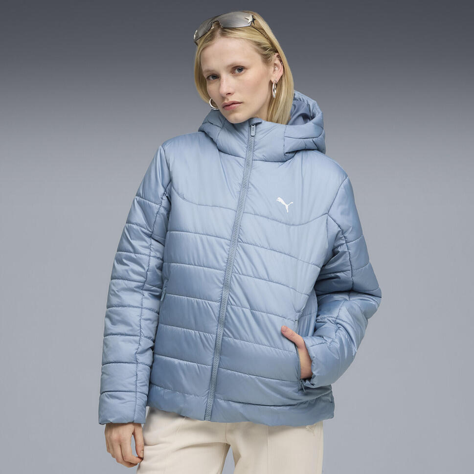 Damska kurtka wyścielana Essentials z kapturem PUMA