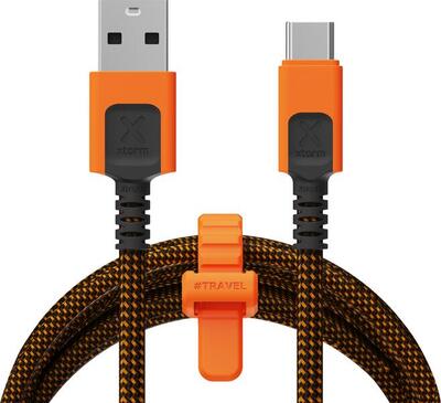 Xtorm xtreme usb naar usb-c kabel - 1.5 meter - oranje