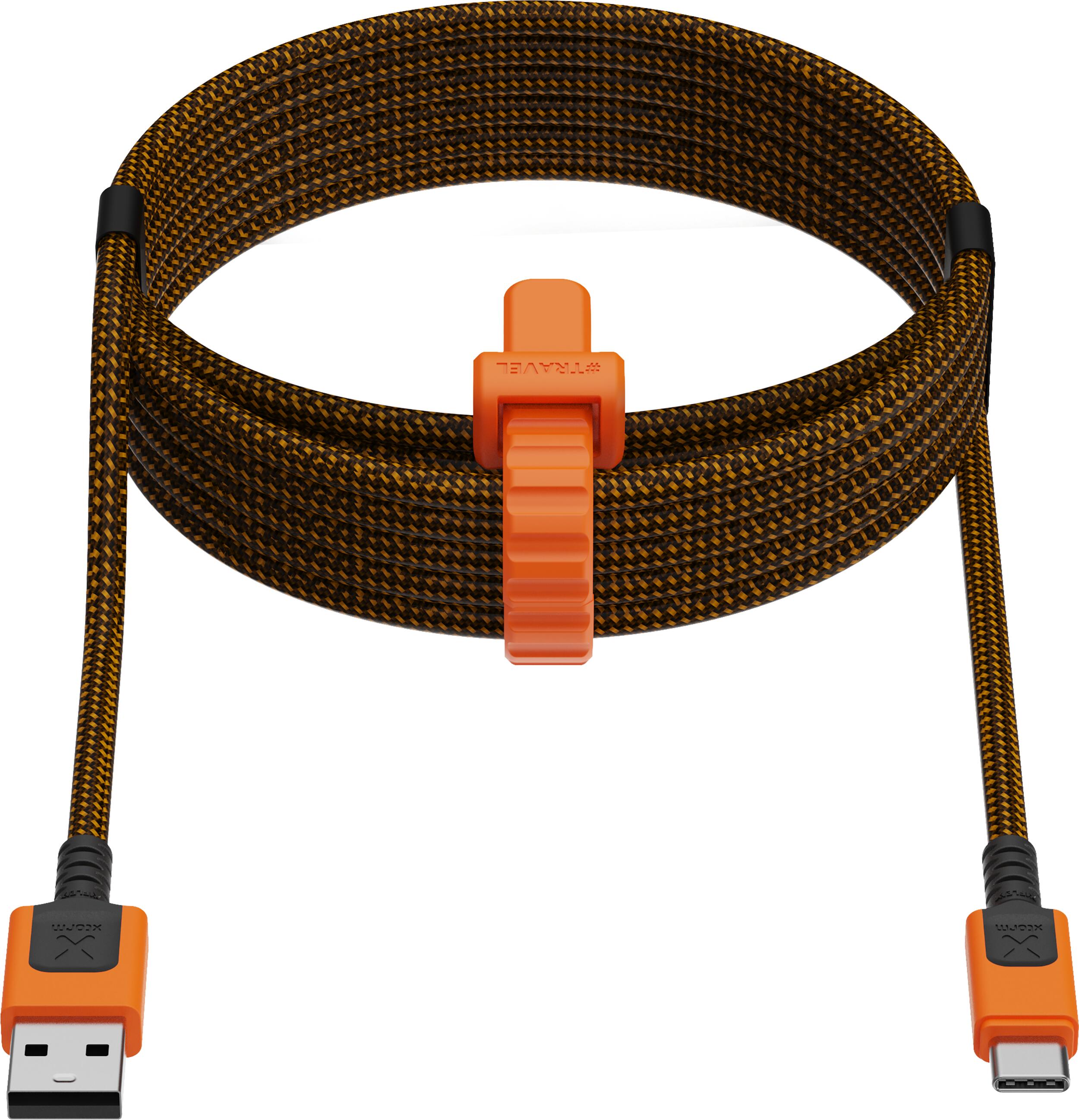 Xtorm Xtreme USB auf USB-C Kabel - 1,5 Meter - USB-C Kabel - Schwarz/Orange 6/6