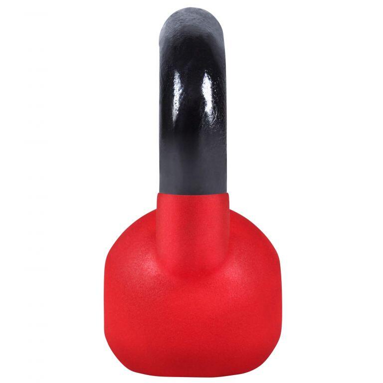 Kettlebell Gorilla Sports Hierro Fundido Negro/Rojo 6/7