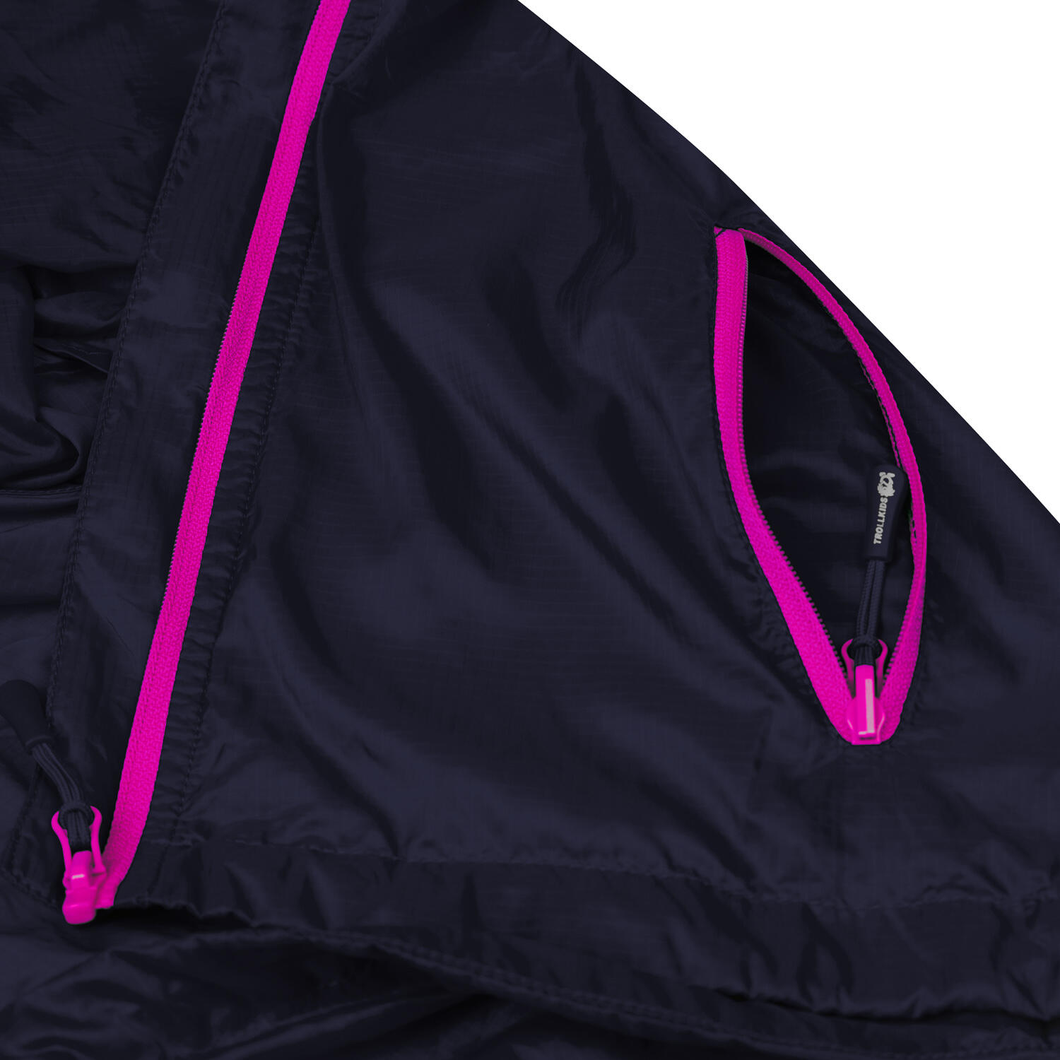Veste coupe-vent enfant Fjell Respirant Bleu marine / Magenta 3/5