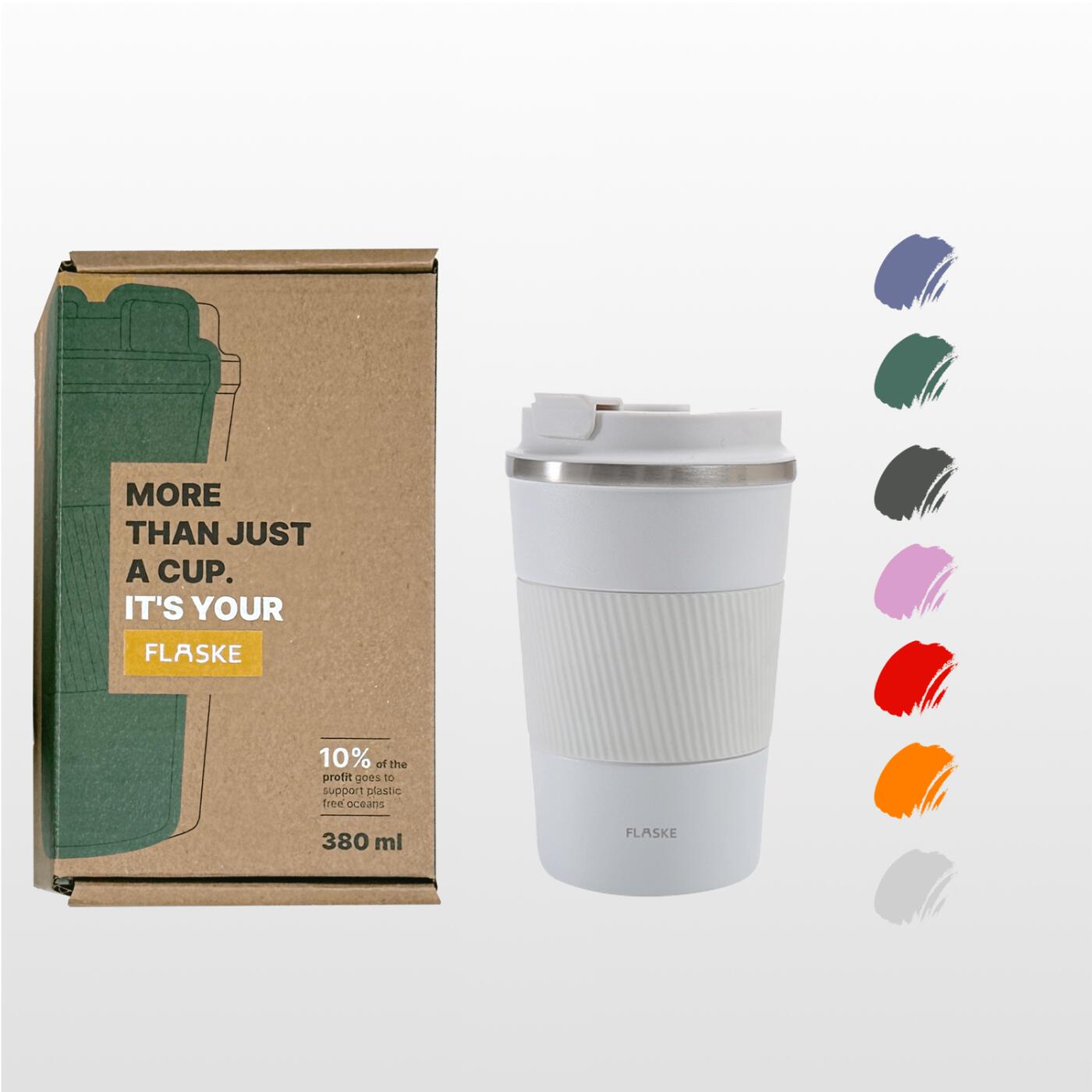 FLASKE Coffee Cup Big 380ML / Ice 2/6