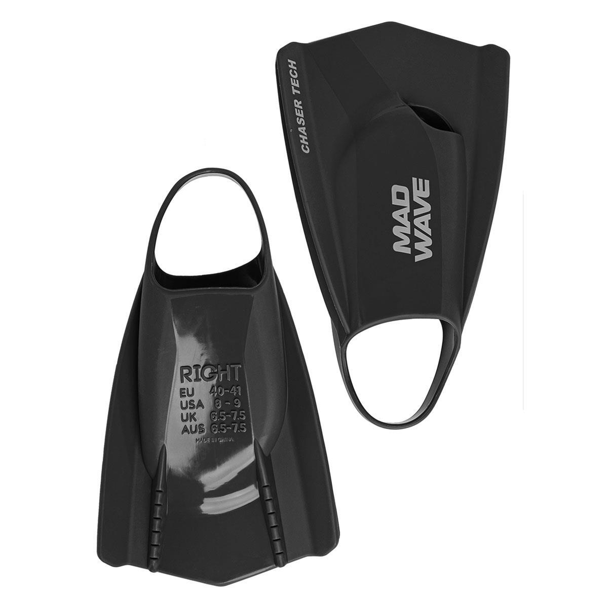 Płetwy Mad Wave Chaser Tech – Czarne – Rozmiar 44–45 4/5