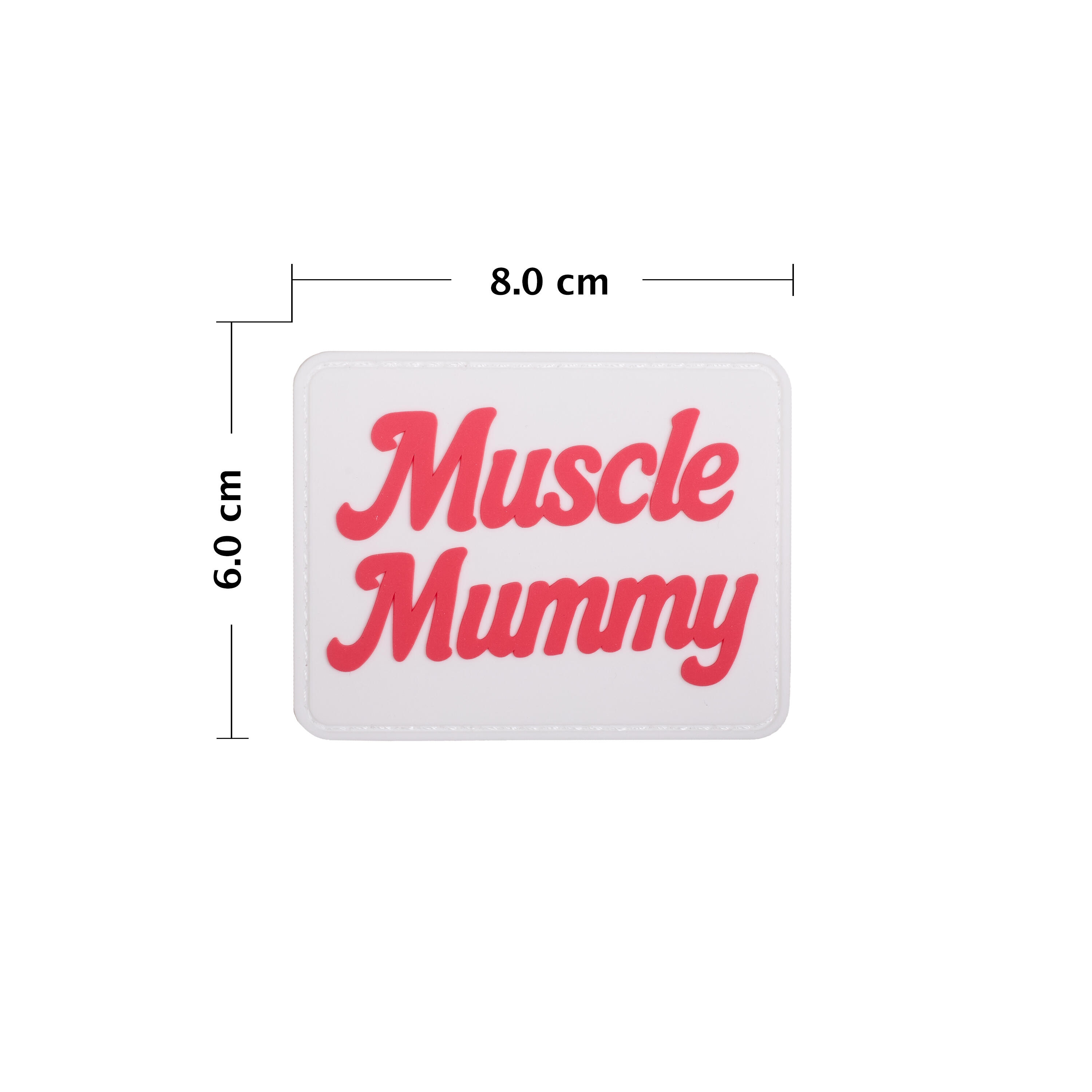 Patch Elitex Opleiding Muscle Mummy Pvc Klittenband voor rugzakken 3/4
