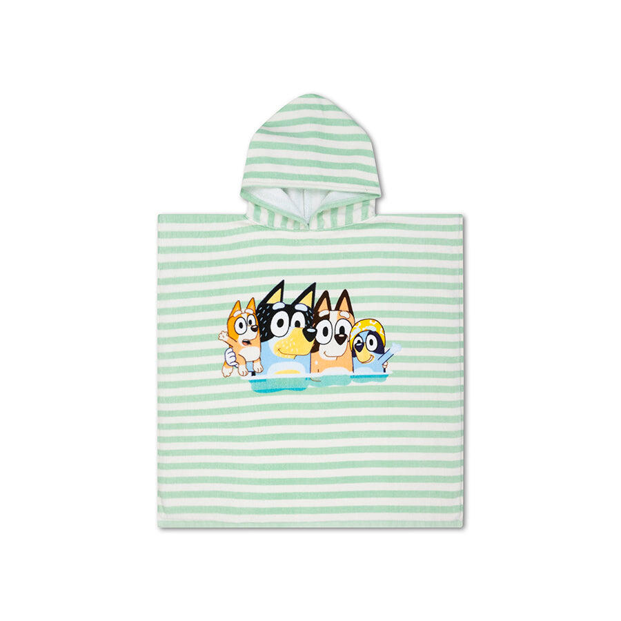 SWIM ESSENTIALS Swim Essentials | Poncho de playa azul/blanco de 65 x 65 cm - Azul/Blanco
