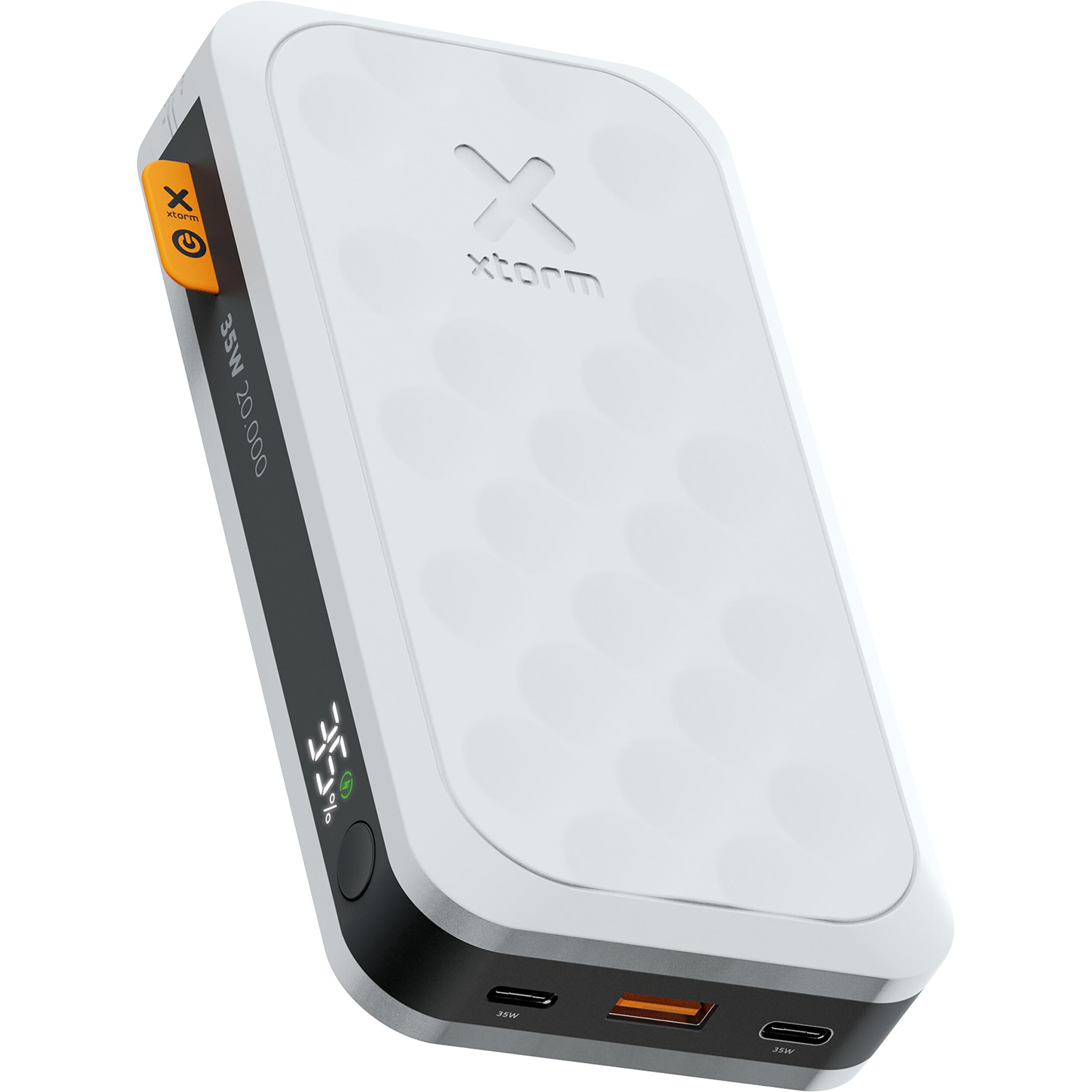 Xtorm 35W FS5 Powerbank 20.000mAh + 35W GaN2 Lader + USB-C Lightning kabel, Wit 2/5