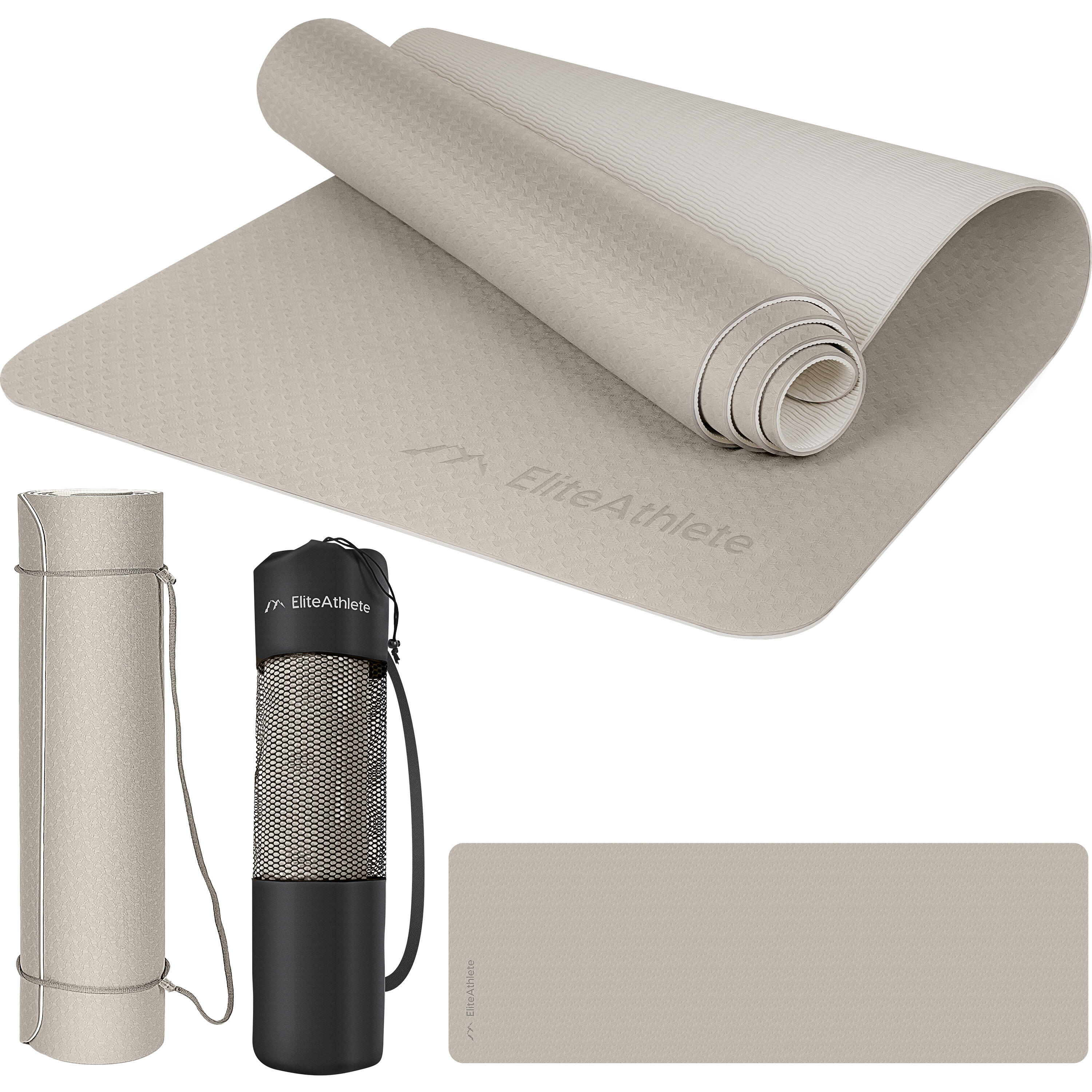 ELITE ATHLETE EliteAthlete® Yogamatte - Sportmatte - Fitnessmatte - Yoga Matte - 183x61x0.6 cm