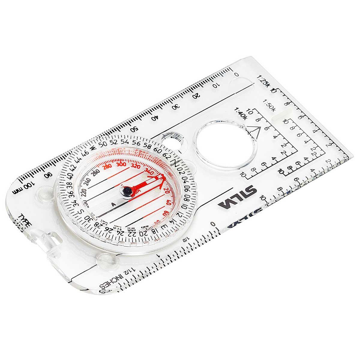 SILVA Expedition 4 Military Baseplate Compass with Lanyard