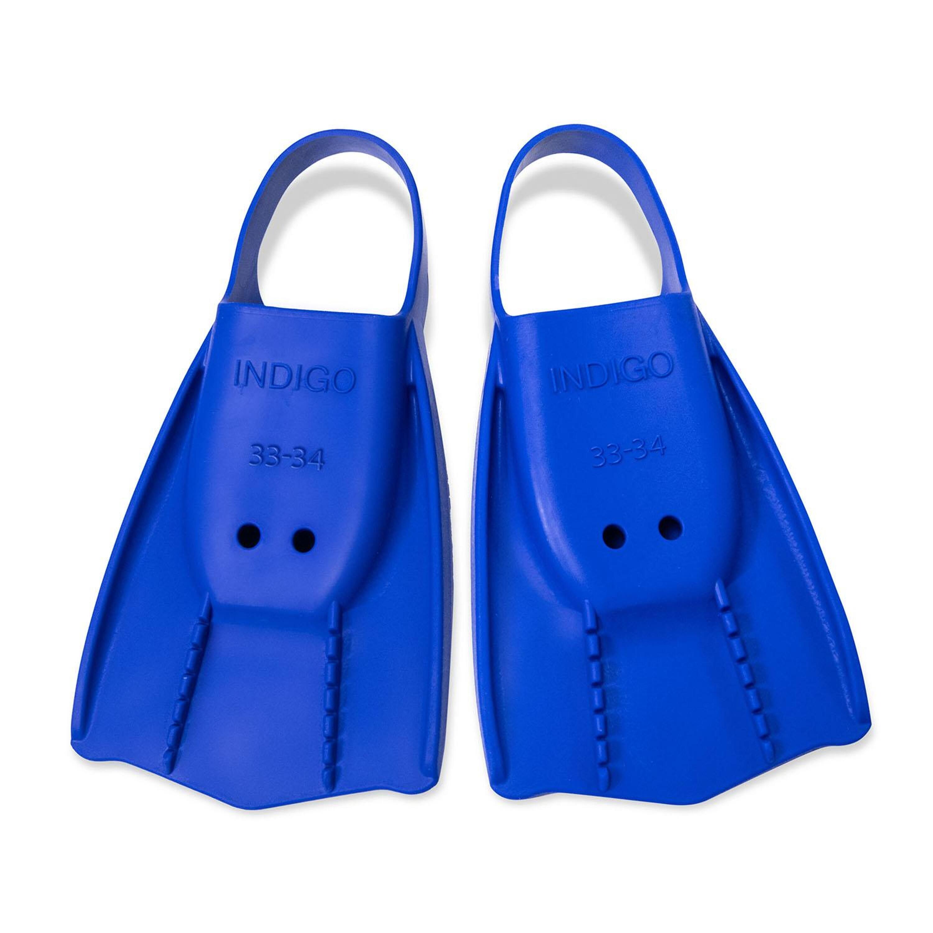 Aletas de Natación INDIGO de Talón Abierto para Entrenamiento Piscina y Snorkel 2/2