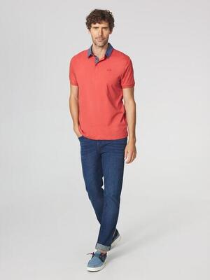 Rode polo voor heren - tbs arson