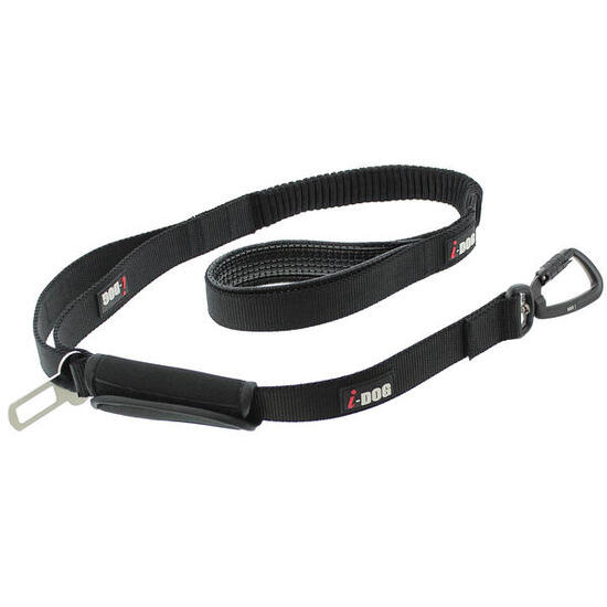 Laisse chien avec boucle auto CONFORT PRO MAX 120cm noir