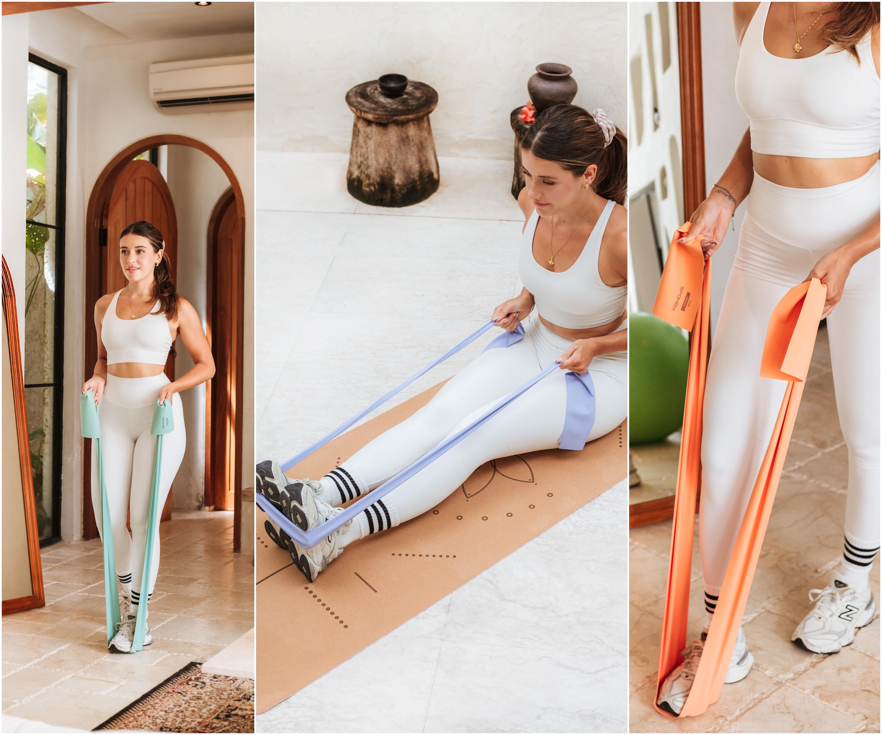 Zestaw 3 gum fitness treningowych Spokey Ribbon Tex Set