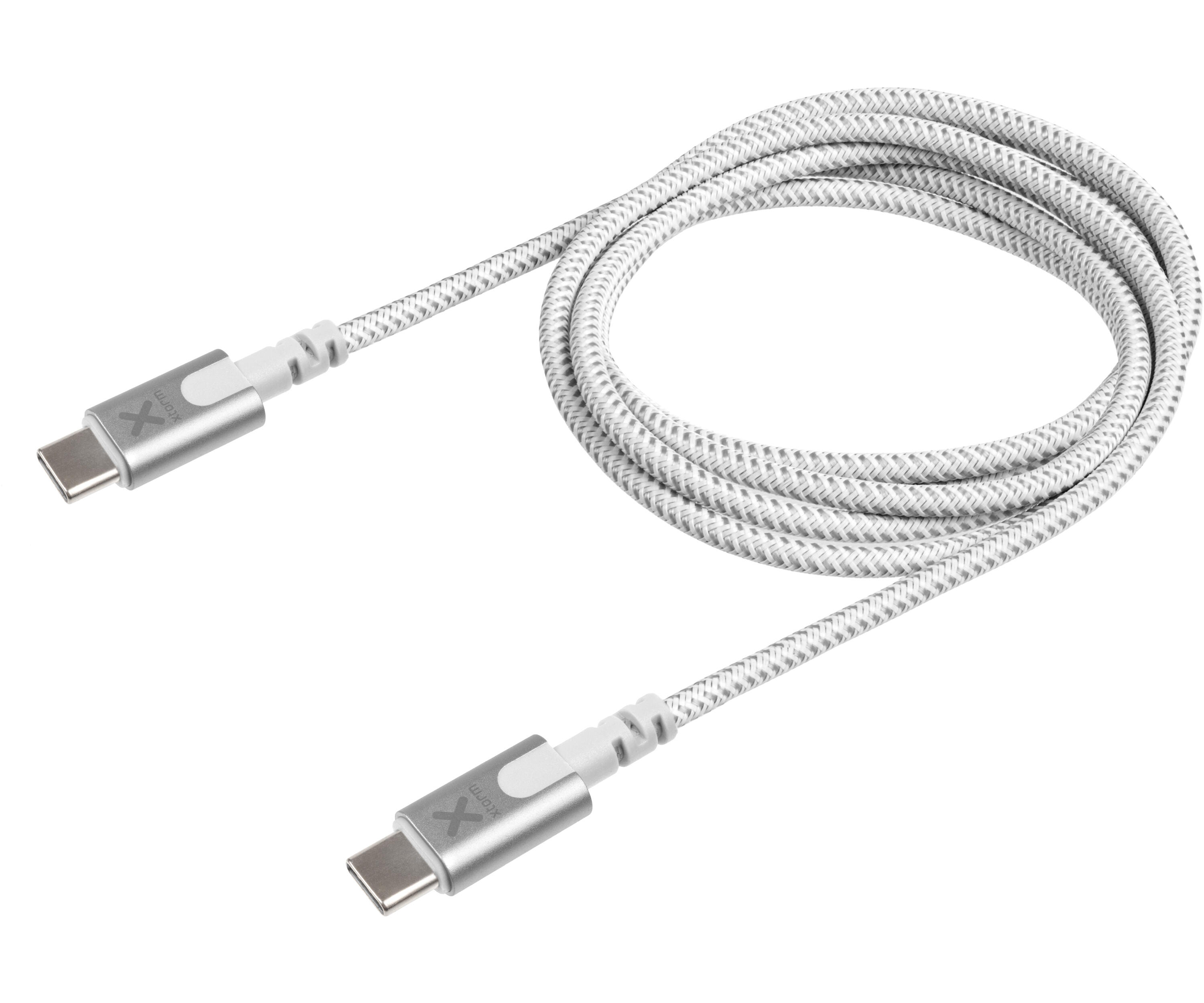 Xtorm USB-C naar USB-C Kabel - 2 Meter - 240W Power Delivery Kabel - Wit 3/4