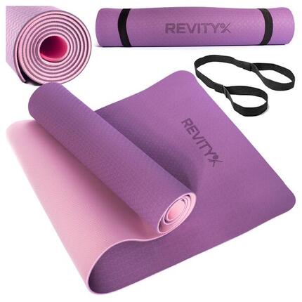 Yogamatte - Rutschfeste Fitnessmatte für Pilates,Yoga Matte mit Tragegurt