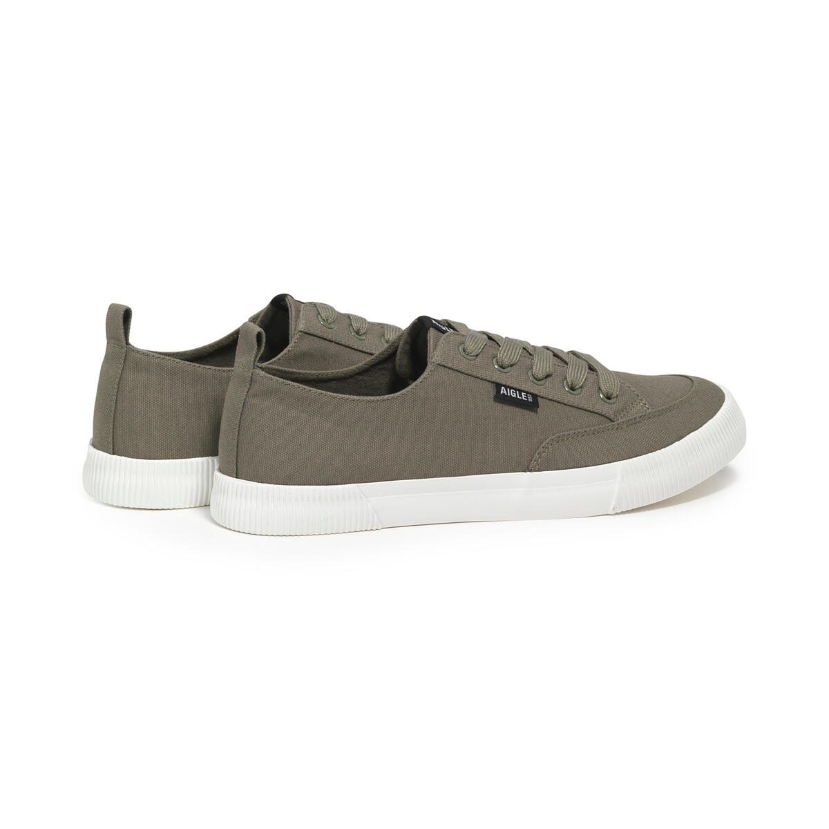 Zapatillas bajas de algodón TAMARIX caqui 3/4