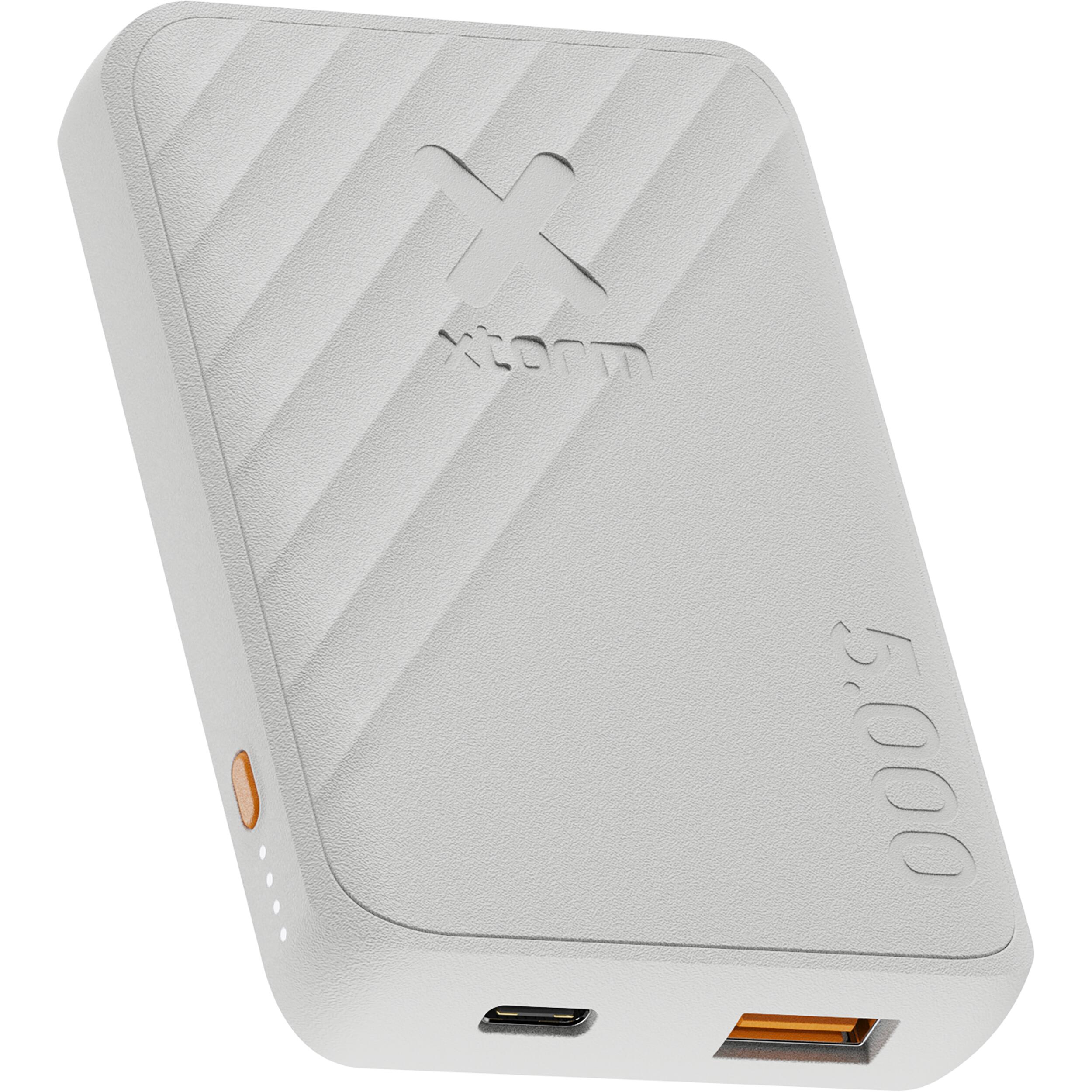 Xtorm 12W Go2 Series Powerbank - 5.000mAh - Ash White 1/7