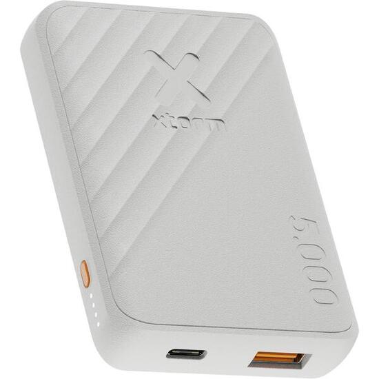 Xtorm Go2 Batterie externe - 5.000 mAh - Krachtige Batterie externe - Ash White
