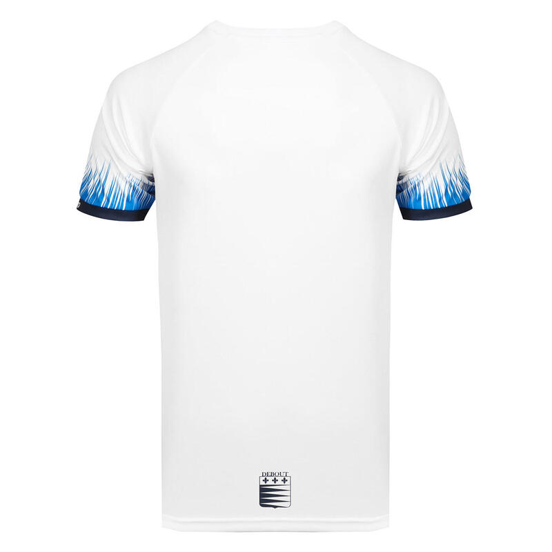 Tricou de încălzire acasă Castres Olympique Umbro alb și negru