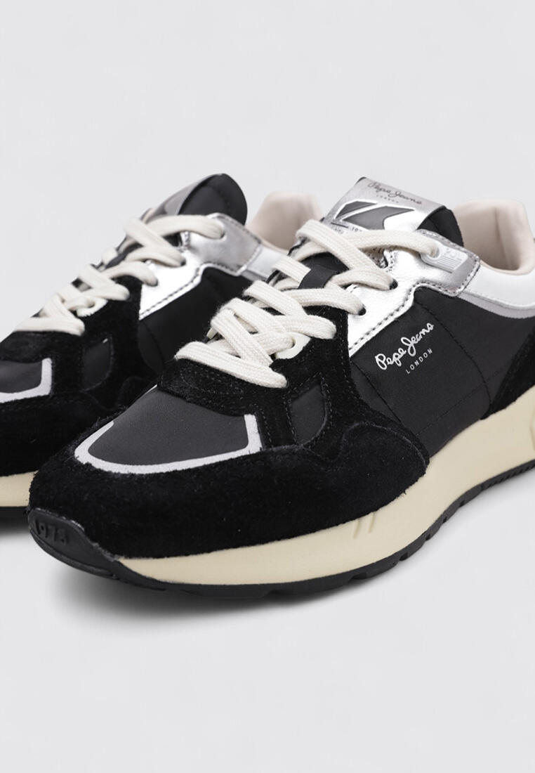 Chaussure de randonnée Baskets Femme Pepe Jeans MARLON METAL W Noi 3/4