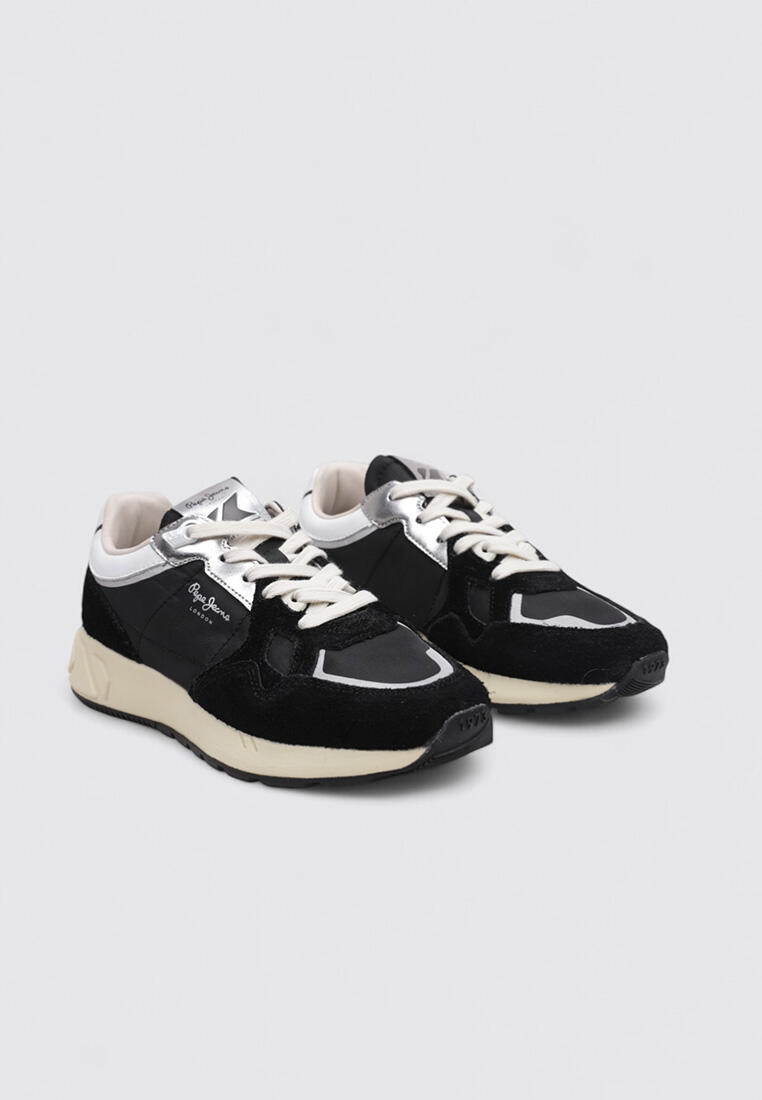 Chaussure de randonnée Baskets Femme Pepe Jeans MARLON METAL W Noi 2/4