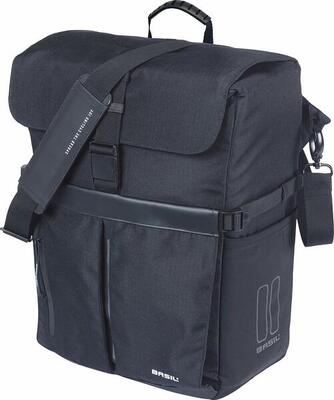 Fietsbagagedragertas move mik hooks, zwart