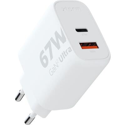 Xtorm universele oplader - xtorm 67w gan2 ultra adapter - power delivery - wit