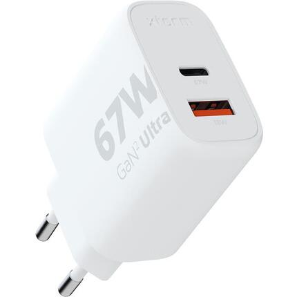 Xtorm Universele Oplader - Xtorm 67W GAN2 Ultra Adapter - Power Delivery - Wit