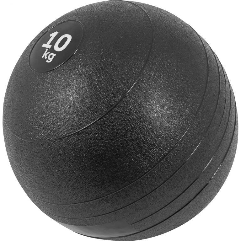 Gorilla Sports - Slam Ball Caoutchouc | Musculation | Poids Au Choix De 3kg À 20kg - Slam Ball - Noir - 10 Kg - Decathlon