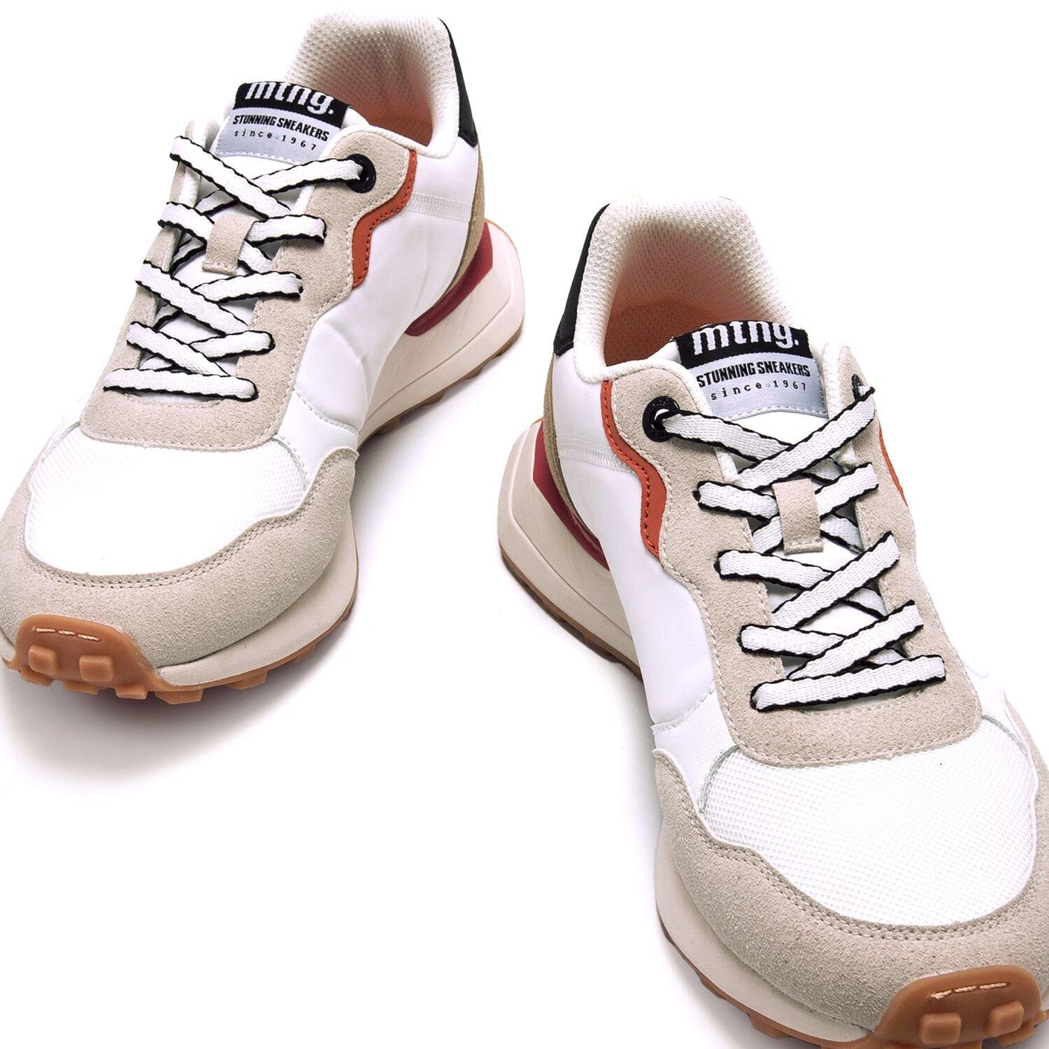 Zapatillas caminar Hombre MTNG Zinc Blanco 4/6