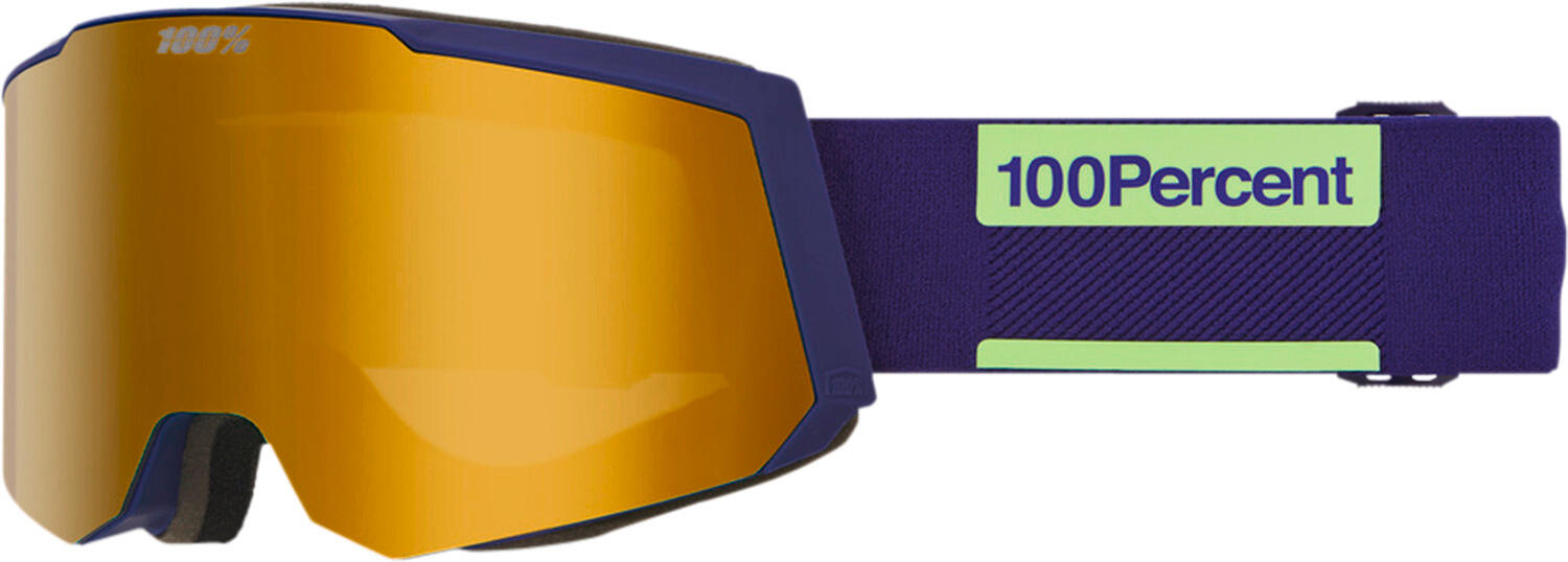 Snowcraft S Hiper Goggle Eggplant - Green Mirror Lens 2/2