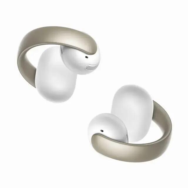 soundcore AeroClip Open-Ear Clip-On Wireless Earbuds, White