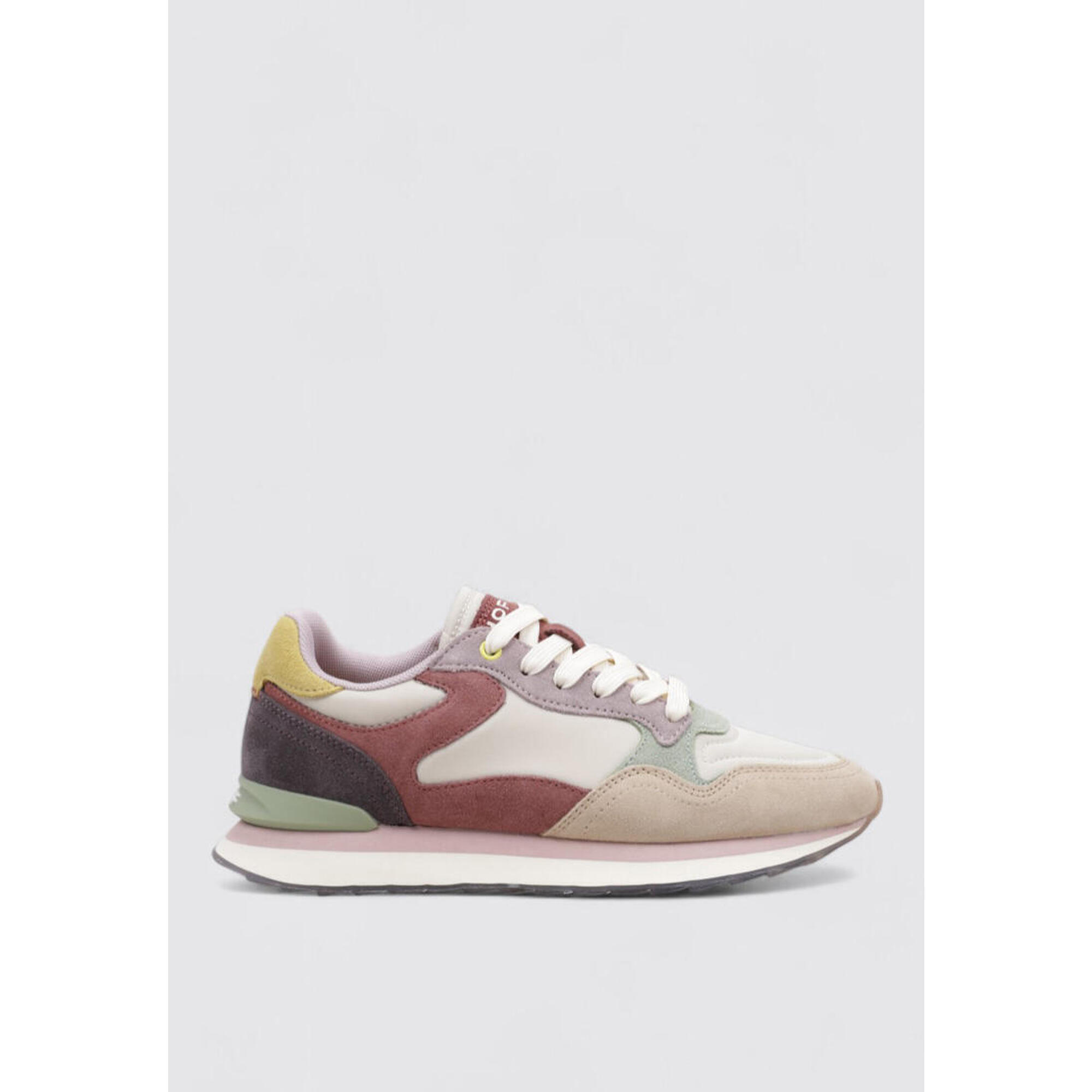 Hoff - Chaussure De Randonnée Baskets Femme Hoff City Brussels Ble - Chaussures De Sport - Beige|rose|rouge - Decathlon