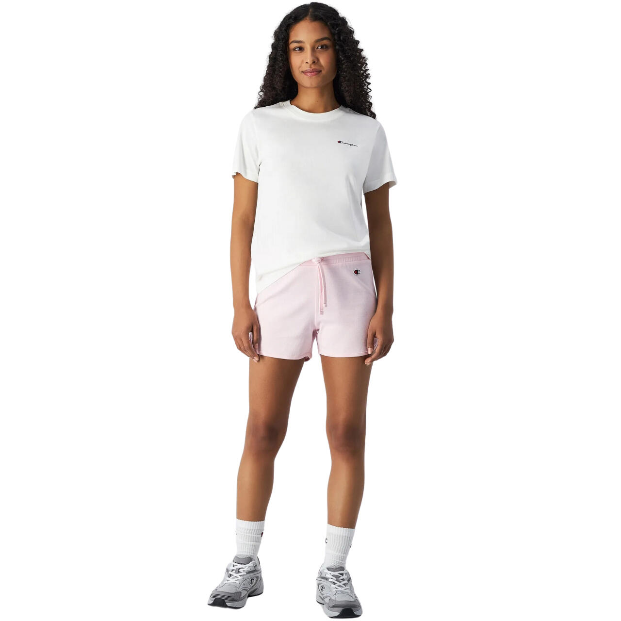 Champion T-shirt femme manches courtes 100% coton 4/4