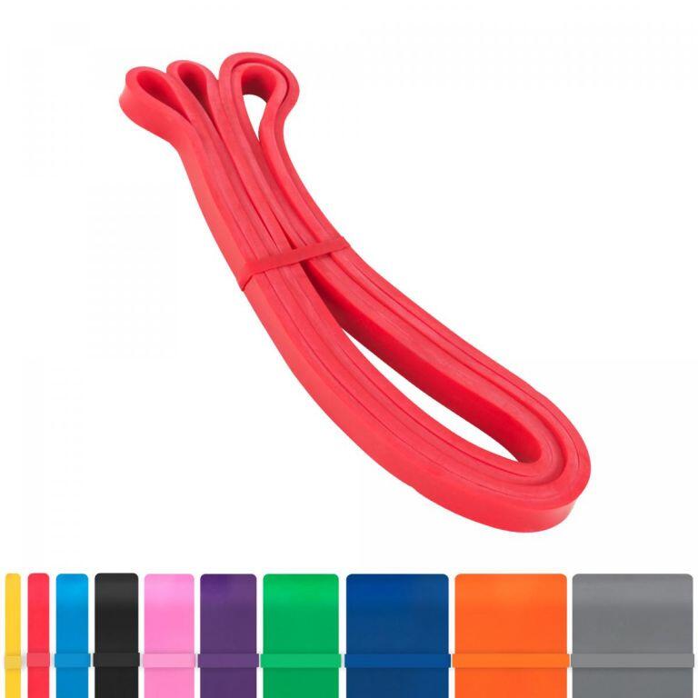 Gorilla Sports - Bande De Résistance Élastique - 2080 X 4,5 X 13mm - Rouge 5-50lbs - Elastique D'Entraînement - Rouge - 1 Kg - Decathlon