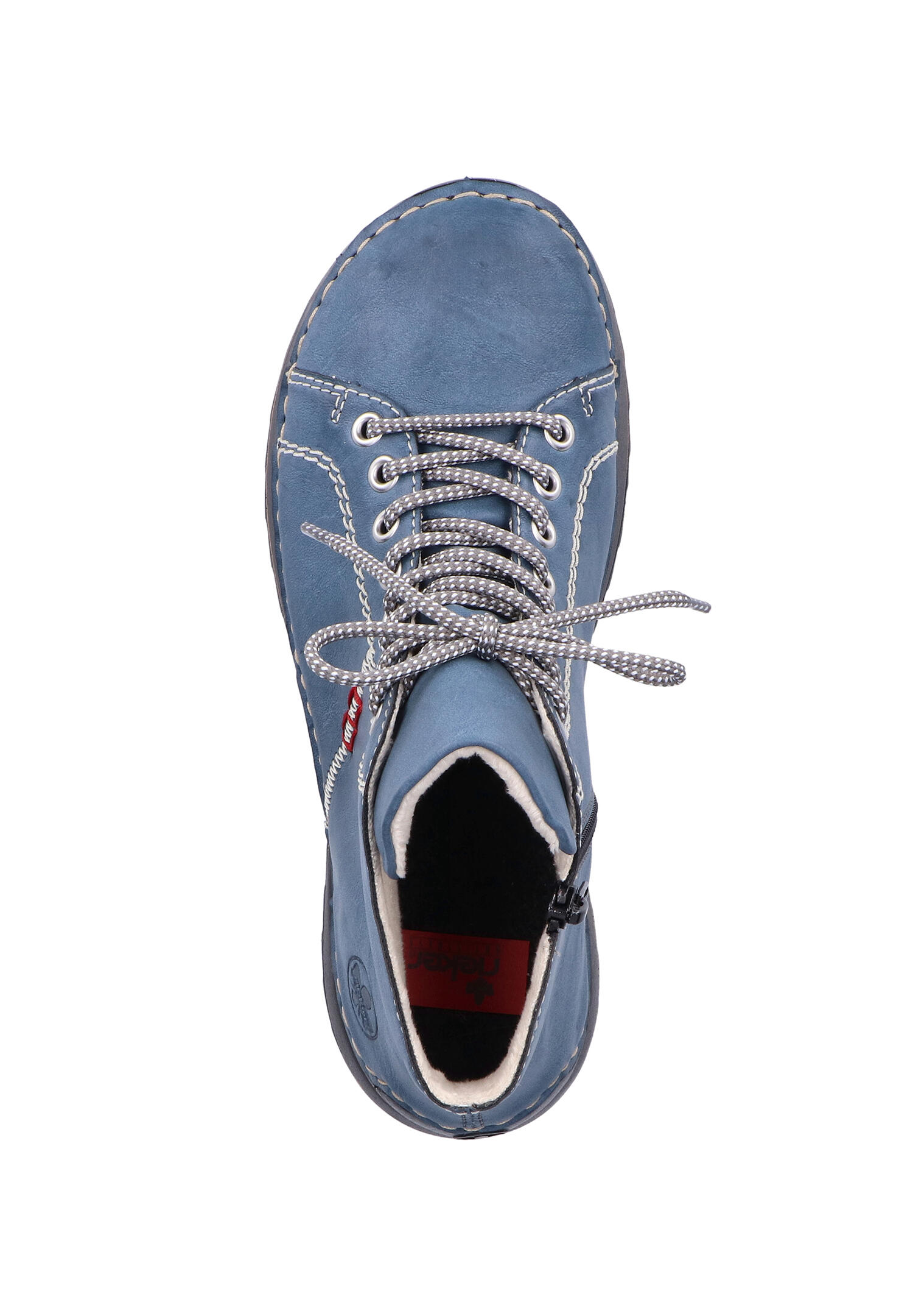 Rieker Damen Schnürstiefel Stiefelette Stiefel 71510-14 blau 7/7