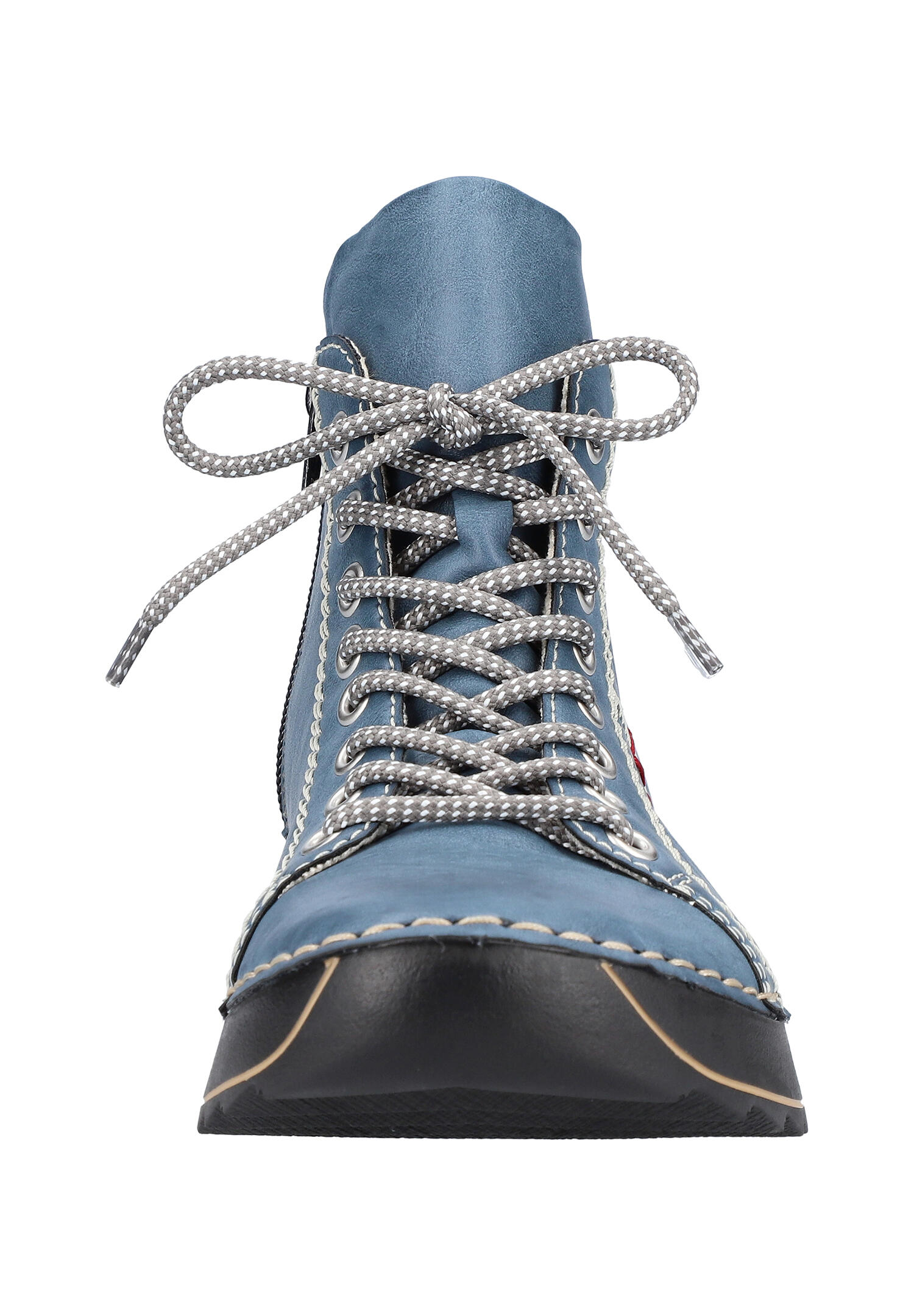 Rieker Damen Schnürstiefel Stiefelette Stiefel 71510-14 blau 6/7