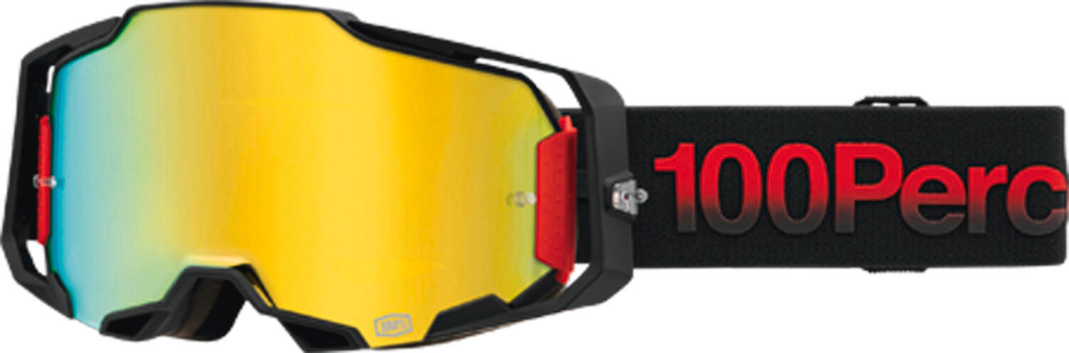 100% Armega Goggle Tzar - Mirror Gold