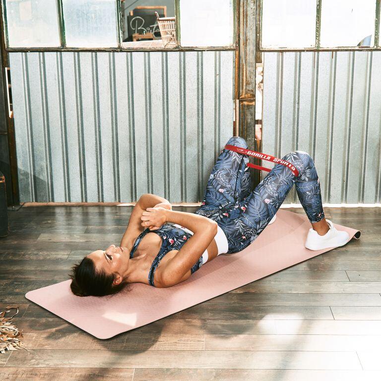 Banda Resistencia Fitness Gorilla Sports  Amarillo 0,6 mm 7/7