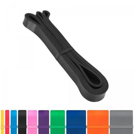 Bande de résistance élastique - 2080 x 4,5 x 21mm - noir 15-65LBS